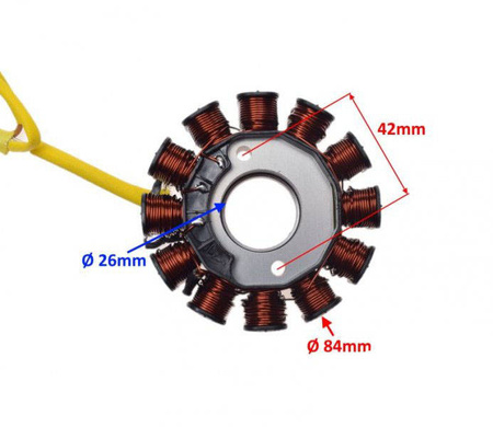 Stator iskrownik 12 cewek do Piaggio Vespa 125