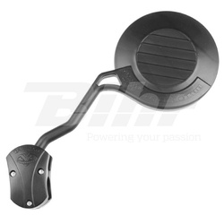 Lusterko uniwersalne lewe czarne montowane na kierownice (e715)