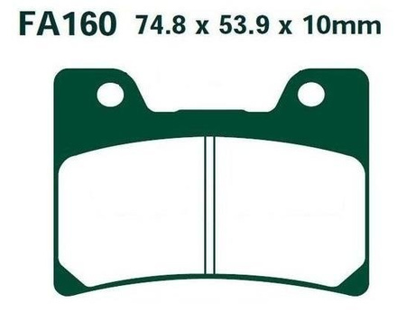 KLOCKI HAMULCOWE EBC FA160