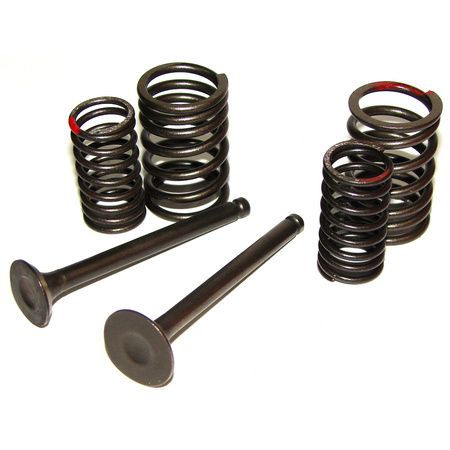 Komplet Zaworów 64mm I Sprężyn Gy6 50cc 4t / Agility Gy6020015d