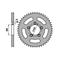 Cylinder Żeliwny Power Force Basic Aprilia Scarabeo Yamaha Jog Rieju First Minarelli Horizontal 47 Mm