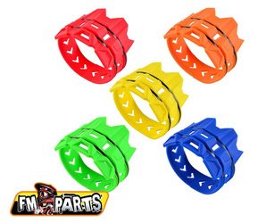 Osłona tłumika uniwersalna kolor czerwony