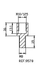 Adapter Lusterek Puig Hi-Tech Do Owiewek (9578n, Lewy)