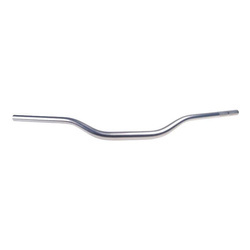 Kierownica enduro 28,5 mm aluminiowa srebrna Leoshi