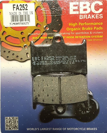 Klocki hamulcowe EBC FA252 Yamaha R1 XV1700 FZ1