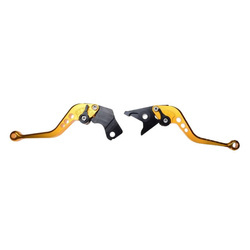 Dźwignia hamulca i sprzęgła do Suzuki SV650S żółta komplet
