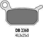 Klocki hamulcowe kh325 ktm 50/60 tył - zastępują db2360mx-d i db2360qd-d