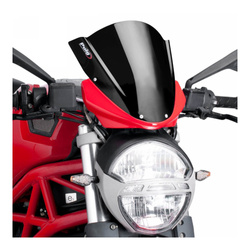 Szyba Turystyczna Puig Do Ducati Monster 696 08-14 Czarna