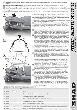 Stelaż kufra tylnego Shad do Keeway Silver Blade 125/150