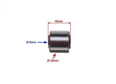 Tulejka gumowo metalowa amortyzatora Hurricane
