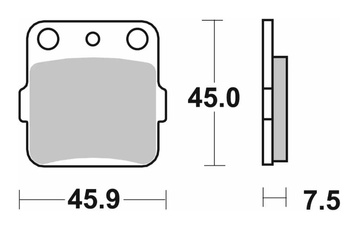 KLOCKI HAMULCOWE NOWOŚĆ KH084 OFF-ROAD CARBON