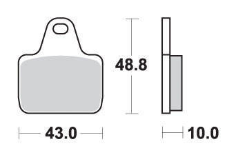 Klocki hamulcowe kh435/4 racing dual carbon kolor czarny pasuje do zacisku pvm, ap, brembo przód