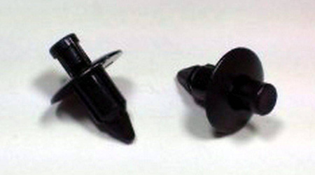 Kołki montażowe do plastików (głębokość 19mm, gr. 7mm, szer. główki 15mm, dł. całk. 20,5mm) (10 szt.) (oem kawasaki 92039-0083, suzuki 09409-07308-5pk, yamaha 36y-28387-00; 90269-07007; 90269-07802) (made in japan)