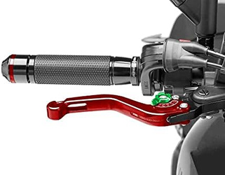 Regulowana Dźwignia Hamulca 2.0 Puig (Superkrótka, Wymaga Adaptera) Czerwono-Zielona