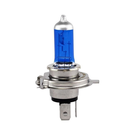 Żarówka 12V 18/18W H4 P43T niebieska