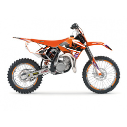 KOMPLET NAKLEJEK (OKLEIN) KTM SX 85 '06-'12 DREAM 5 KOLOR POMARAŃCZOWY CZARNY