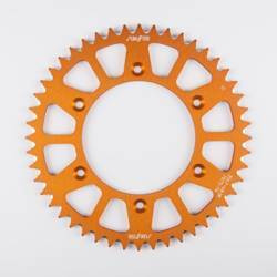 Zębatka tylna aluminiowa (ergal) 899 52 husaberg te 125 '12-14 (łańc. 520) (89952jt) kolor pomaranczowy