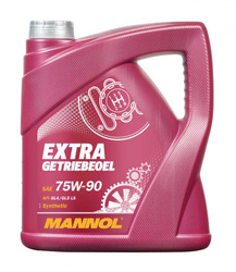 Mannol extra getriebeoel 75w90 api gl4/gl5 ls- olej przekładniowy syntetyczny 4l (75w-90)
