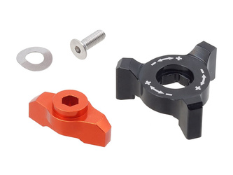 ŚRUBA REGULACJI TYLNEGO AMORTYZATORA KTM SX / XC / XC-F / SX-F / XC-F 125 / 250 / 350 / 450 '23-'24, EXC / XC-W EXC-F / SMR 150 / 250 / 300 / 350 / 450 / 500 '24, KOLOR POMARANCZOWY