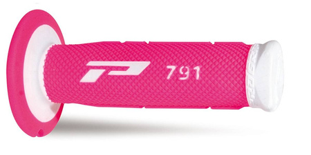 Manetki pg791 off road (22+25mm, dł.115mm) kolor biały / fuksja fluo (dwuskładnikowe) (791-243) (pg791wh/fx)