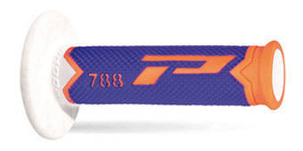 Manetki pg788 off road (22+25mm, dł.115mm) kolor pomarańczowy fluo/niebieski/biały (trójskładnikowe) (788-284)