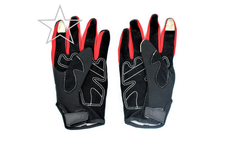 Rękawice Motocyklowe Enduro Cross Quad Moto V-02s Czerwone S Ekran Dotykowy Rkw00000014