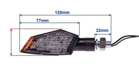 Kierunkowskazy led homologacja e8 + oporniki