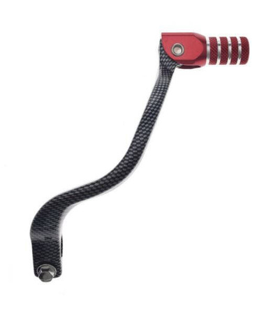 Dźwignia zmiany biegów do Suzuki RM 125 2001-2006 czerwony / carbon