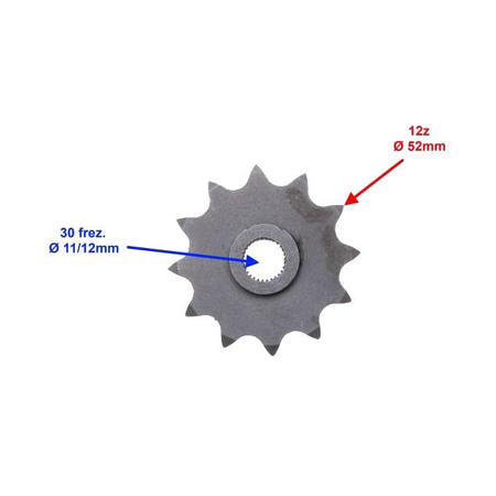 Zębatka przód zdawcza 12Z 415 Komar