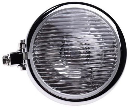 Reflektor motocyklowy 5 1/2" H4 12V Chrom