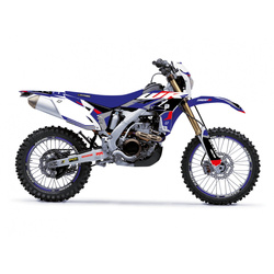 KOMPLET NAKLEJEK (OKLEIN) YAMAHA WR 450F '12-'15 DREAM 5 KOLOR NIEBIESKI CZARNY