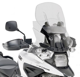 SZYBA SUZUKI V-Strom 1050 XT/DE/SE '20-'25 REGULOWANA AIRFLOW PRZEZROCZYSTA - ZASTĘPUJE KAF3117