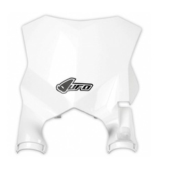 Tablica na numer startowy kawasaki kxf 250 17-19, kxf 450 16-19 kolor biały (stadium z osłonami amortyzatorów)