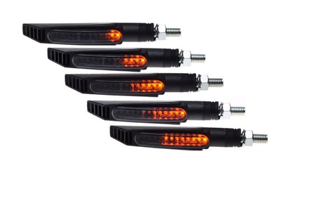 Kierunkowskazy led dynamiczne do motocykli carbon