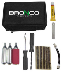 Zestaw naprawczy do pompowania przebitych opon bezdętkowych (9 elmentów)