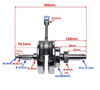 Wał korbowy ATV silnik 163ML
