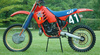 Pokrowiec/poszycie na siedzenie honda cr 125 '87-'88, cr 250 '87, replica team honda '87, kolor niebieski, napicr