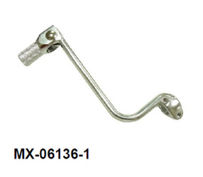 DŹWIGNIA ZMIANY BIEGÓW KAWASAKI KLX 110 '05-'11, SUZUKI DRZ 110 '05-'08 (OEM: 13156-0039) (KUTE ALUMINIUM) KOLOR SREBRNY (ANODOWANY)