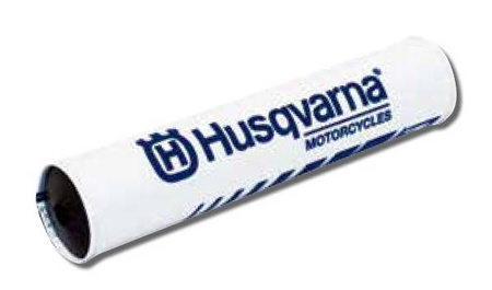 Osłona kierownicy (na poprzeczkę) kolor biały, logo husqvarna