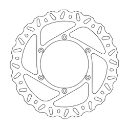 Tarcza hamulcowa przód nitro 270mm yamaha yz/yzf 125/250/450 '16-, wrf 250 '17-'19, 450 '16-'18