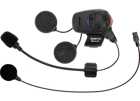 Interkom motocyklowy smh5 bluetooth 3.0 do 400m z uniwersalnym zestawem mikrofonów ( 1 zestaw ) (el) - zastępuje smh5-univ