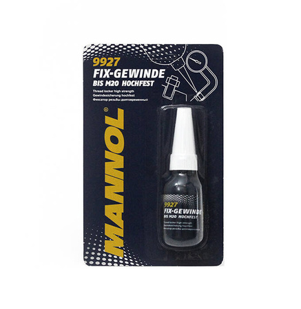 Mannol fix-gewinde hochfest - klej do gwintów, czerwony 'mocny' 10ml (9927) (144)
