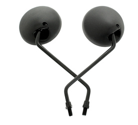 Komplet Lusterek Okrągłych 8mm 2xprawy Gwint  Lut000082