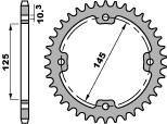 Zębatka tylna 4588 38 c45 yamaha yfz 450r '09-'19, yfm 250/350/450/700 raptor (jtr1857.38) (łańc. 520)