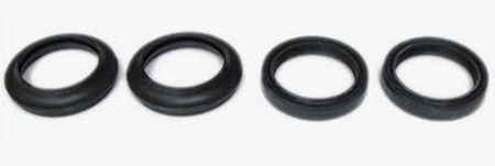 Uszczelniacze przedniego zawieszenia olejowe i pyłowe (komplet) (35x48x11mm) kawasaki zx 550 '84-'85 (oem:92049-1089; 92093-1154) 