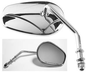 Lusterko harley davidson 03 prawe, chrom gwint m10 (e412d)