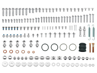 KOMPLET ŚRUB, NAKRETEK, PODKŁADEK I TULEJEK DO MONTAŻU PLASTIKÓW YAMAHA YZ 125 '02-'24