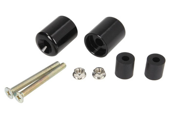 Końcówki kierownicy m6x60 kolor czarny, kawasaki kle, zr, zr-7 500/750 1991-2007 (899nr)