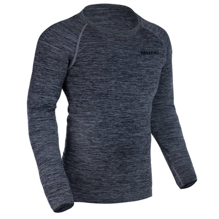 advanced base layer bielizna koszulka termoaktywna z długim rękawem kolor szary rozmiar l/xl