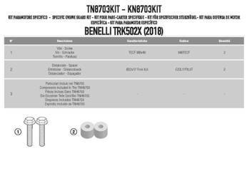 Zestaw montażowy gmoli tn8703 benelli trk 502x (18-20)